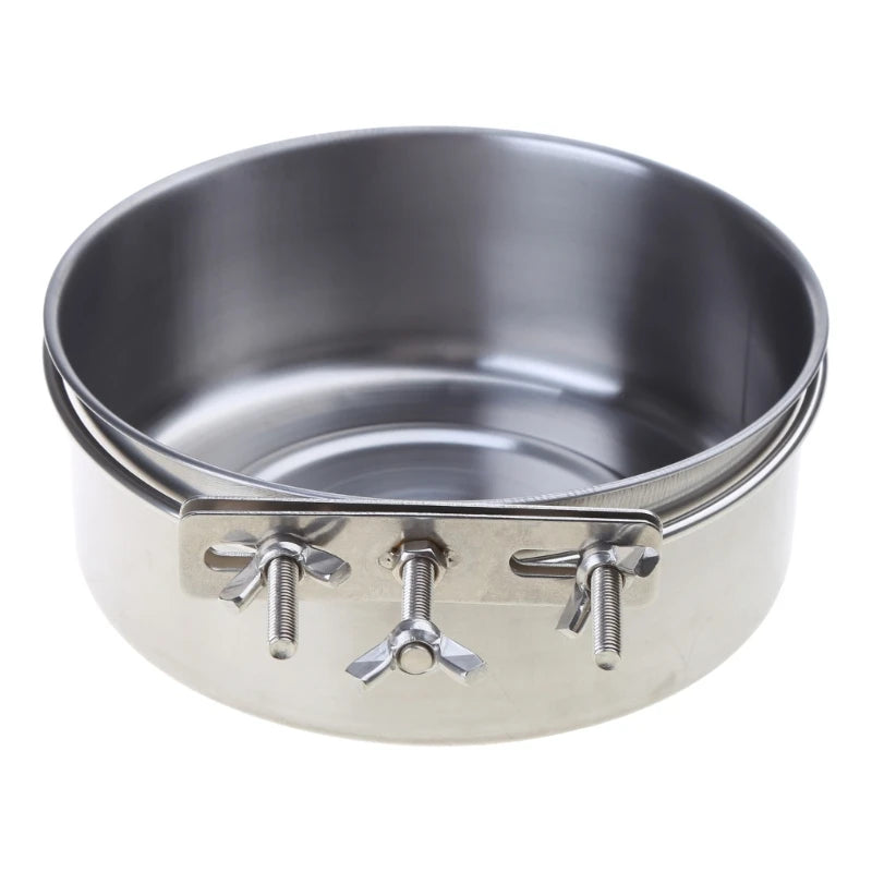 Pet Cage Feeder Water Bowl Food Dispenser for Small Medium Large Cats Dogs Pet Feeding Solution for Cats Dogs Drop Shipping