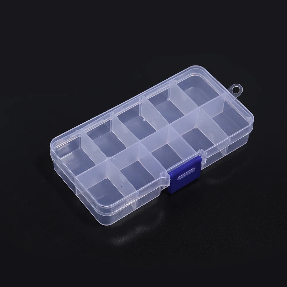 Plastik Schmuck Boxen Plastik Werkzeug Box Verstellbar Handwerk Organizer Lagerung Perlen Armband Schmuck Boxen Verpackung Großhandel