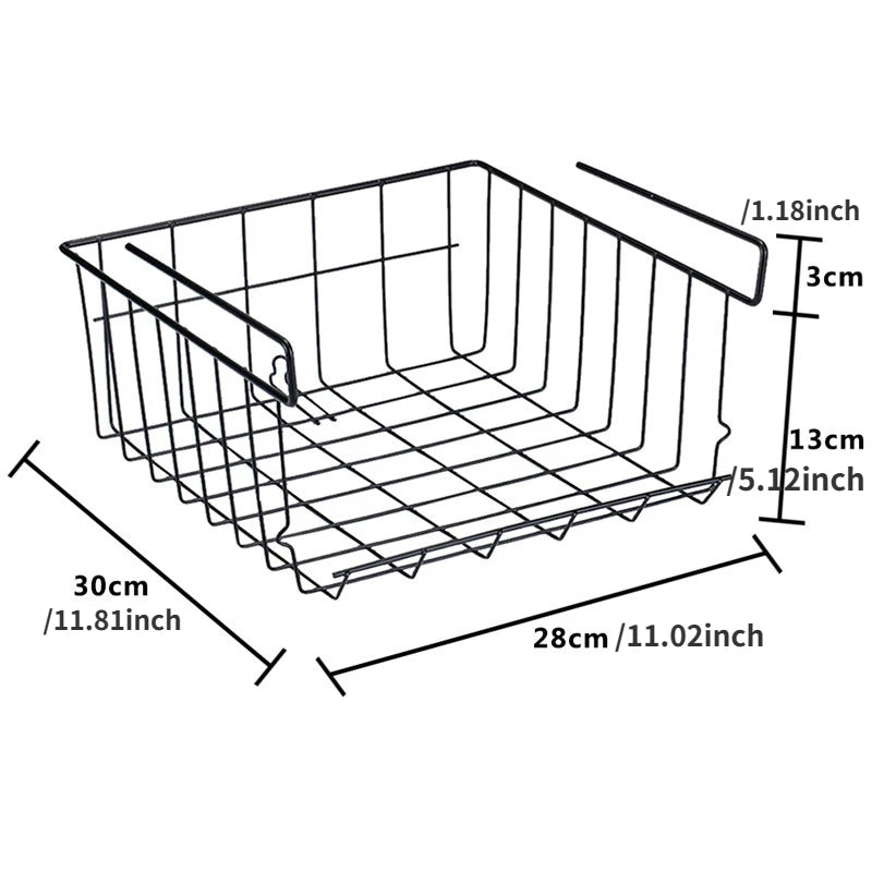 Choice Küchenkorb Multifunktional - 10L 30x20x15cm Draht
