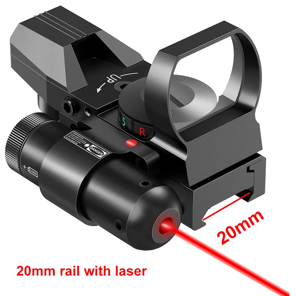 Bestsight Holographisch Rotpunktvisier - 20mm Schiene 6x