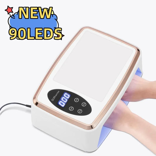 Kellegoos LED Nageltrockner Motion Sensor - 90 LEDs 180W