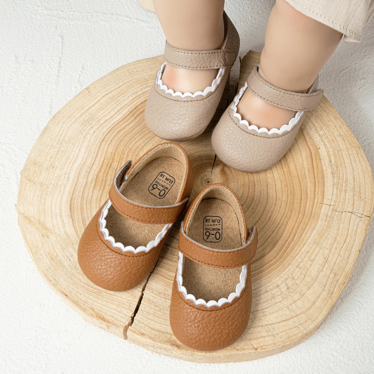 Frühling Herbst Baby Mädchen Prinzessin Schuhe 2025 - Rutschfeste Gummisohle Erste Laufschuhe - Komfortable Kleinkind Ballett Pantoletten