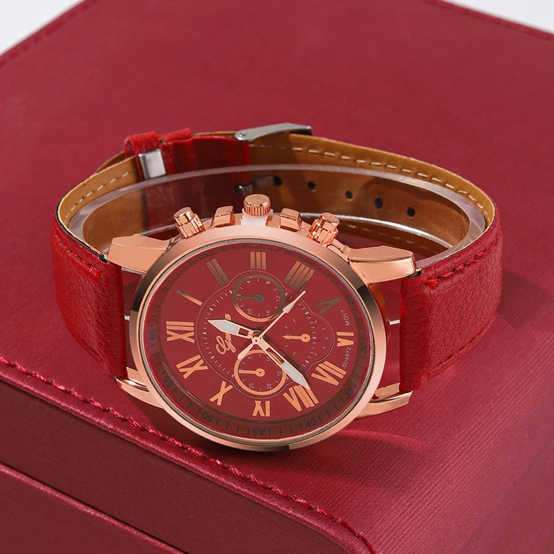 Damen-Uhren-Set 2025: Luxury-Rhinestone Fashion-Elegant - Quartz Watch Collection