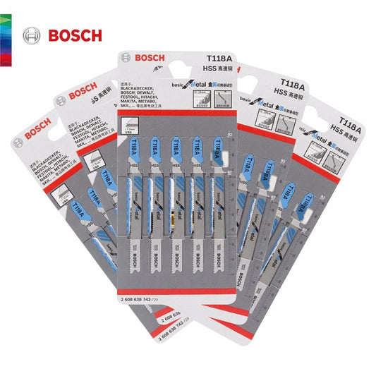 Bosch Jigsaw Blade Straight Cutting Tools Jig Saw Blade Metal Steel Wood Assorted Saw Blades Woodworking Tool Curved Saw Blade