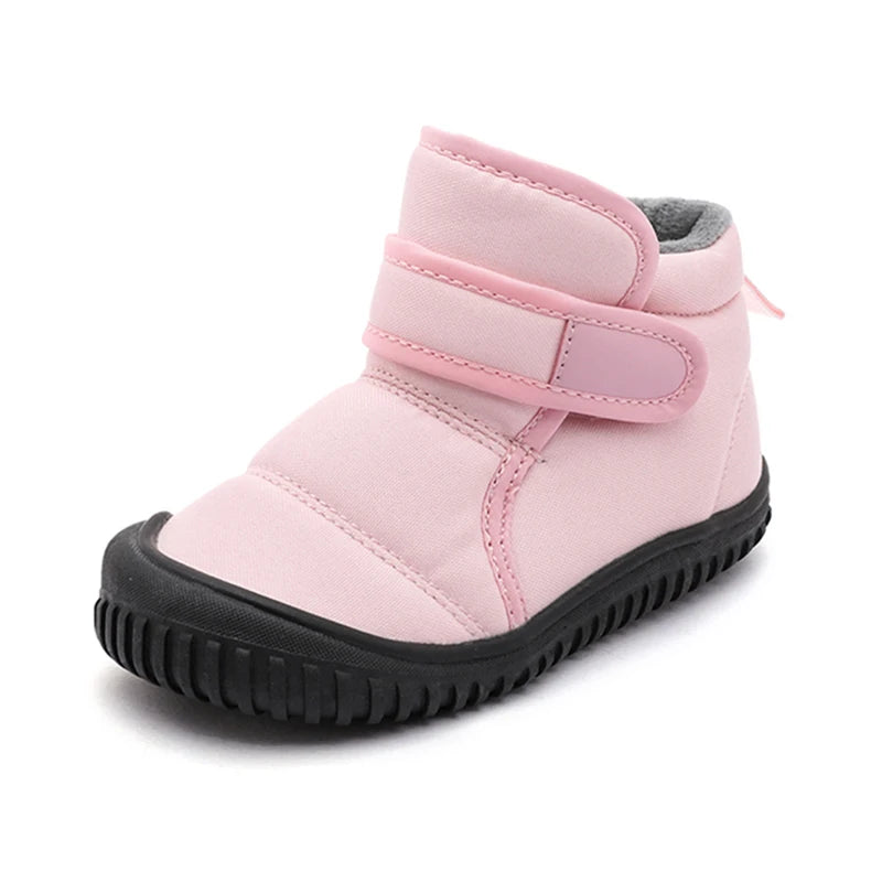 Mädchen Winter Stiefel Kleinkind Kinder Schnee Stiefel Für Jungen Mode Turnschuhe Knöchel Warme Plüsch Kurze Stiefel Casual Baumwolle Schuhe