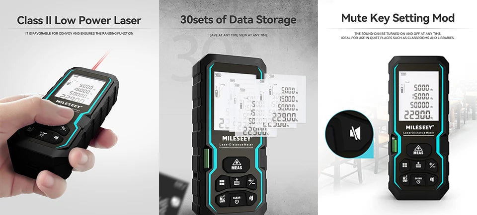 Ruletă laser MILESEEY S6