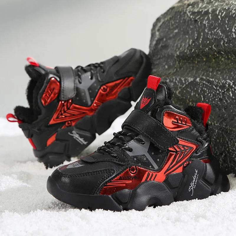 Kinder Schneestiefel für Jungen Mädchen Hochwertige Winter Warme Wasserdichte Kinder Mode Sportschuhe Turnschuhe Mädchen Schneestiefel