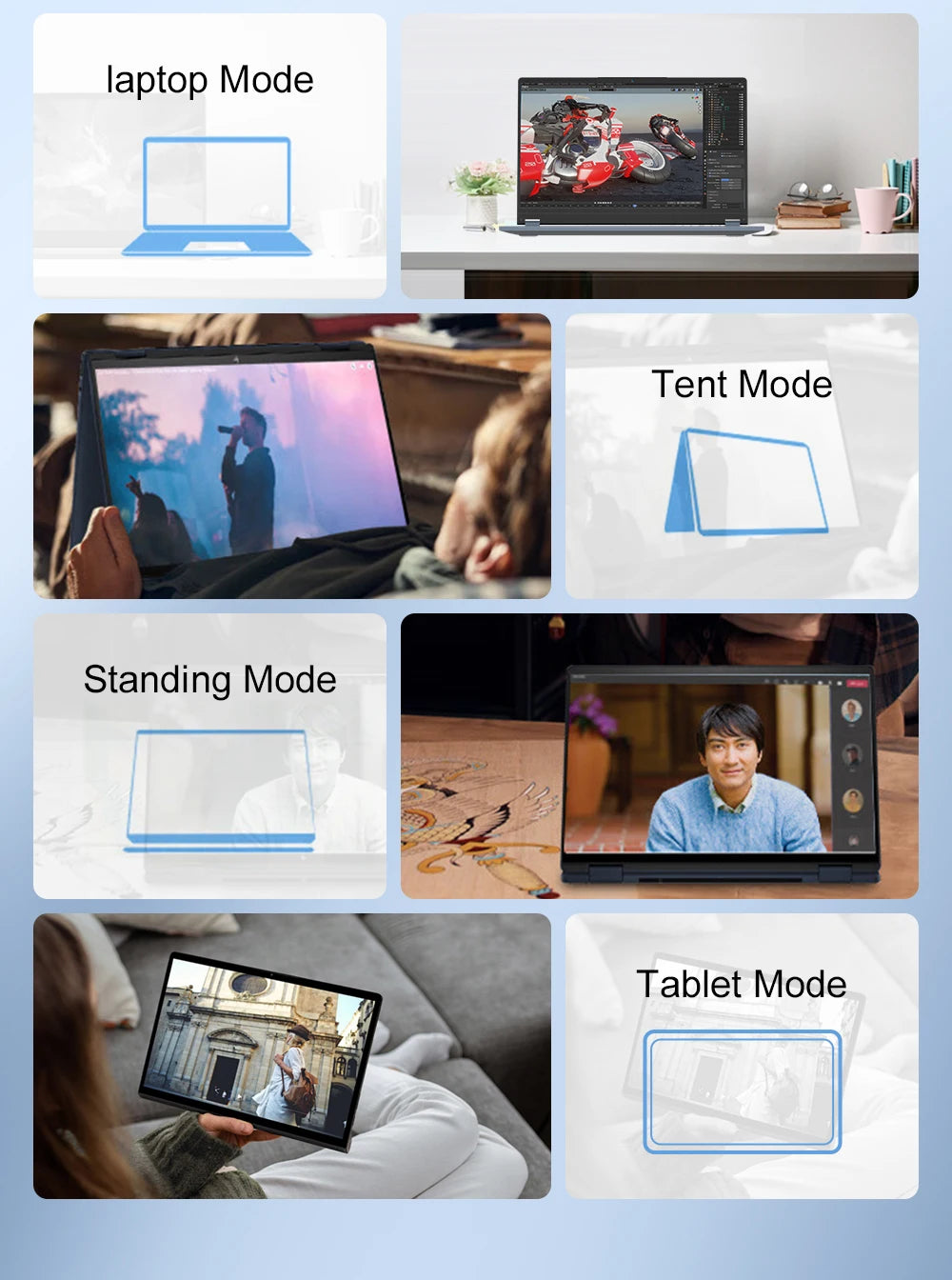 Ninkear YBOOK15 2in1 - Ryzen3200U,16GB/512GB,35x23x2.3cm