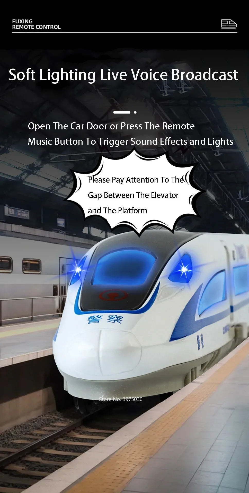 Spielzeug-Zug 2025: FuXing High-Speed Railway 1:60 - Remote Control Collection