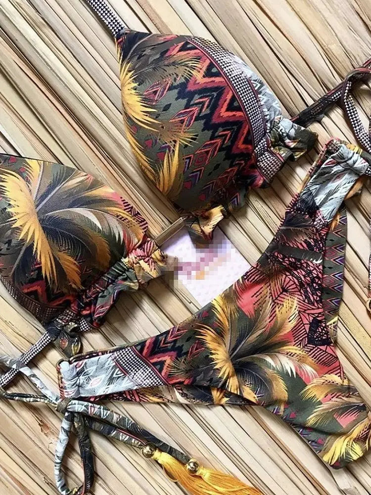 RUOTONGSEPT 2025 Beliebte Damen Strandmode Elegant Bikinis Set Sport Schwimmbekleidung Verbesserte Unterstützung Gepolstert Schwimmanzug Exquisite Bademode
