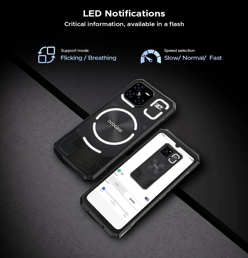 DOOGEE Blade GT Robustes 5G - 5500 mAh 18W 6.72 Zoll