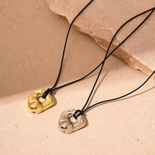 Colier cu pandantiv cerc geometric placat cu aur pentru femei și fete, reglabil, lung, din piele, frânghie, coliere, lanț de pulover, bijuterii