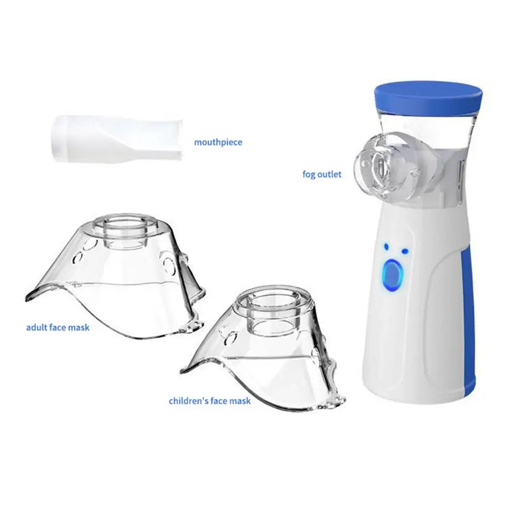 Portable Outdoor Nebulizer Silent Mesh Mini First Aid Kit Handheld Asthma Inhaler Atomizer Kids Adult Saving Emergency Device