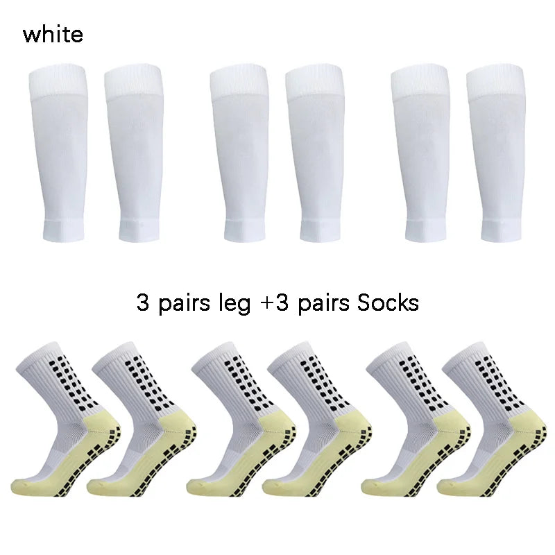 ZhejiangChoice Fußball Stutzen Grip - 3 Paar Kniehoch Nylon