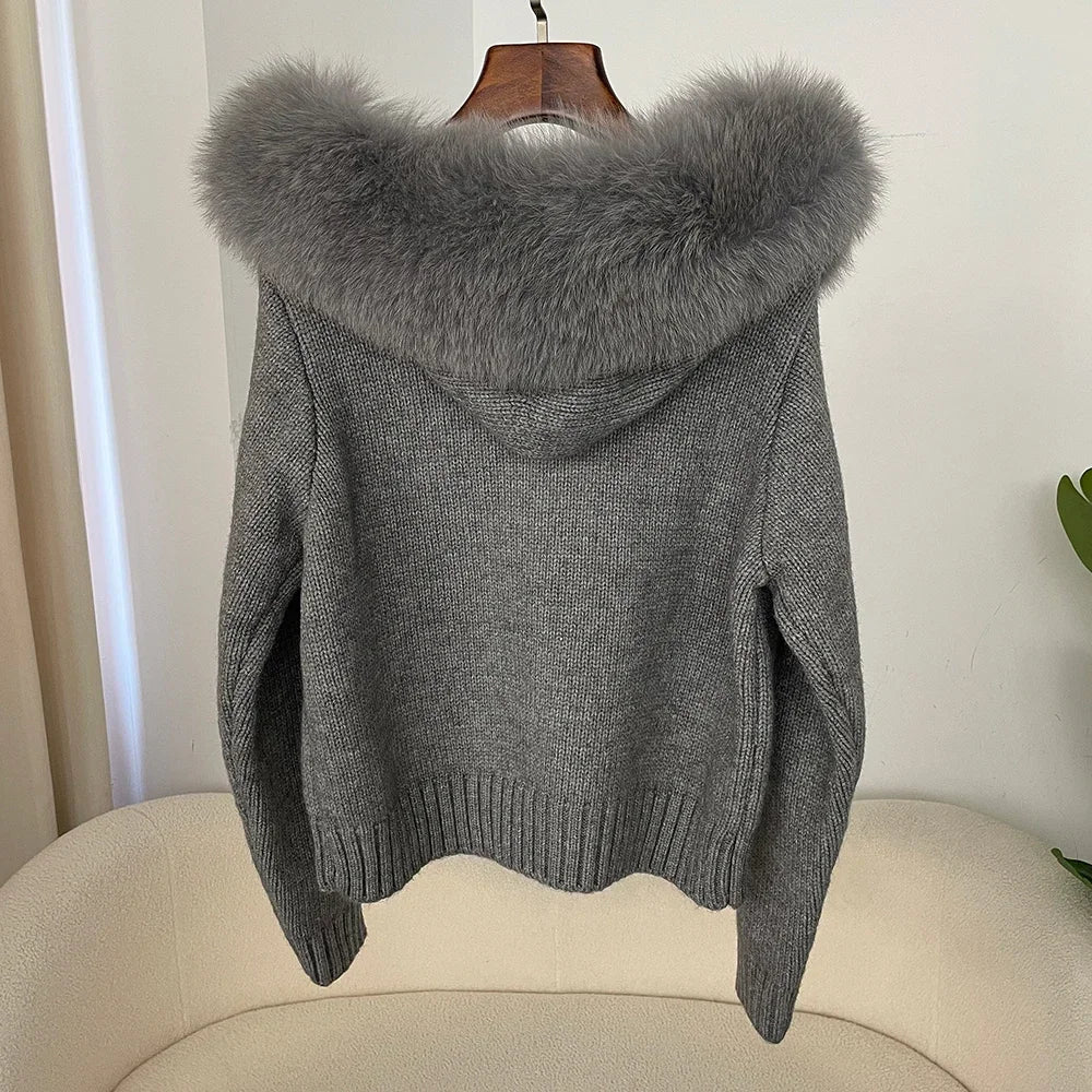 CN Zhejiang Cardigan Kapuze - Größe M, Gewicht >320 g/m²