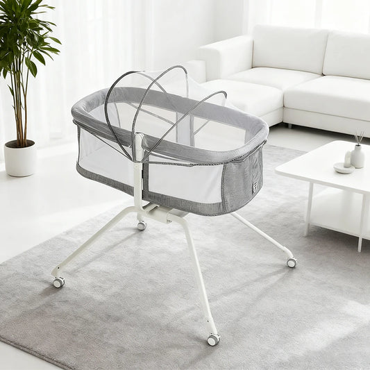 Babybett 3in1 Mit Wiegefunktion Und Neigungsverstellung