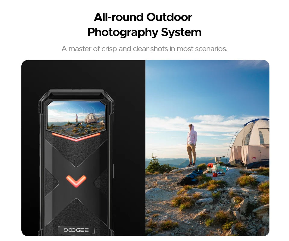 DOOGEE V Max Plus Robustes 5G Telefon - 22000 mAh Akku, 6,58Zoll, 33W