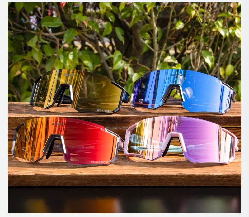 SCVCN S1412 Photochrome Sonnenbrille - 145mm/55mm PC