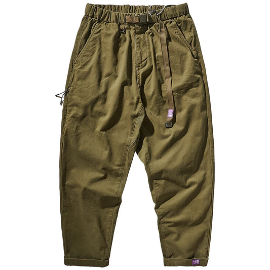 Baggy Verjüngt Casual Hosen Baumwolle Herbst und Winter Gewicht Hosen Herren Arbeitskleidung