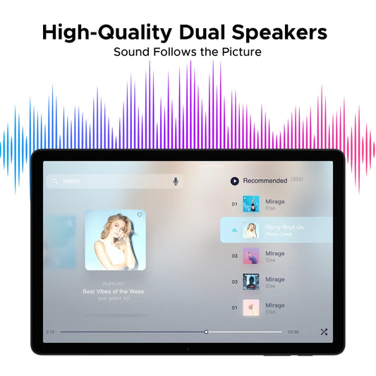 DOOGEE Tab A9 Pro+ Android 15 Tablet - 11 Zoll, 128 GB, 8580 mAh