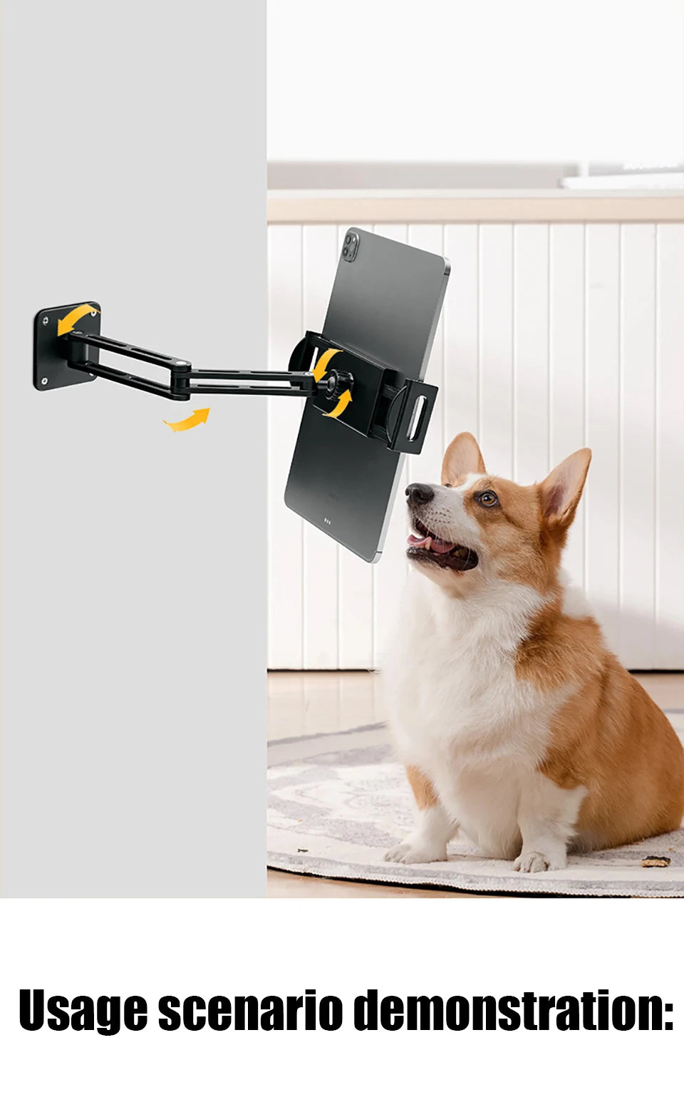 OUTMIX Cantilever Tablethalterung - 360° 4,7–12,9 Zoll