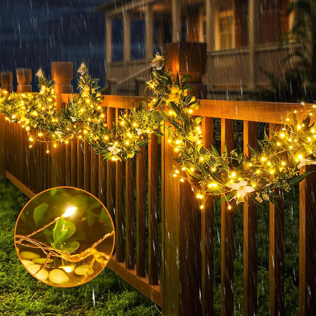 KIKIELF Cluster Firecracker Lichterkette - Länge 6-50 m, >200 LEDs, Dimmbar