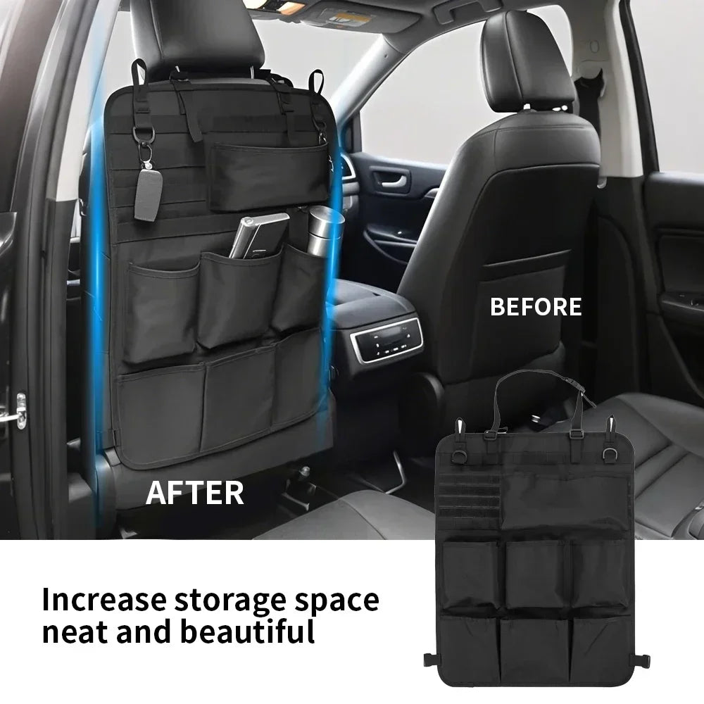 Auto Organizer Aufbewahrungstasche - Heavy Duty Autositz Rücken Organizer - Multifunktionale Hängetaschen für Kinder Auto Zubehör