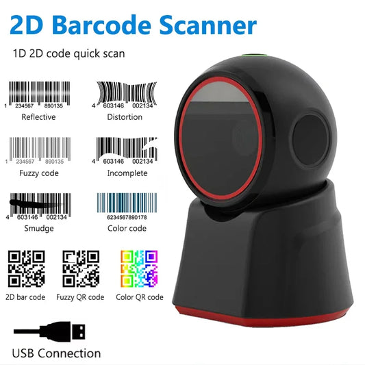 luxuglow 2D-Scanner 1D/2D QR/PDF417 - 600×800, 200/s