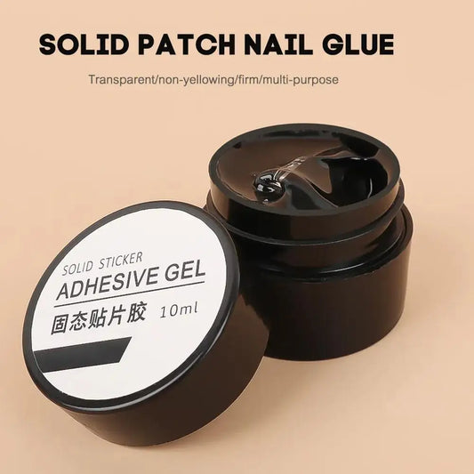 Gel Nail Glue For Press On Nails And Nail Tips Long-Lasting Strong Adhesion Nail Glue For Acrylic Nails Clear Hard Gel Nail Art