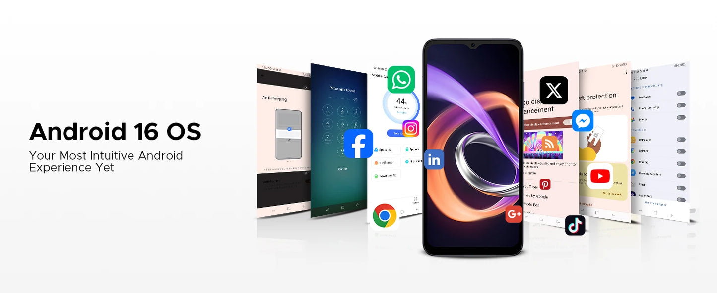 DOOGEE Note56 Plus Großer Akku - Kapazität 6150mAh, Display 6,56 Zoll