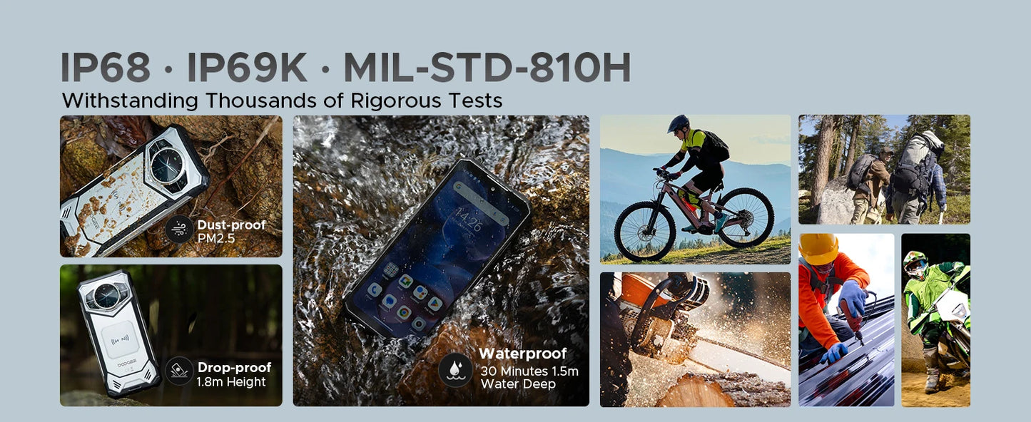 DOOGEE S200 Robustes 5G - 10100 mAh, 33W, 6,7 Zoll Display