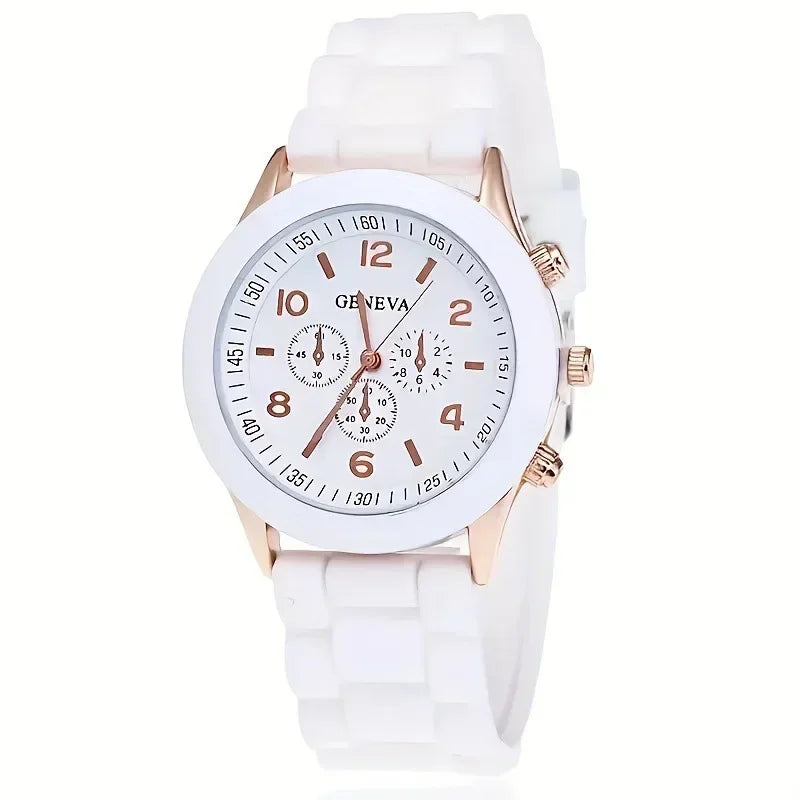 Luxus Set Elegantes Schmuckset - Uhr Ring Kette Ohrringe