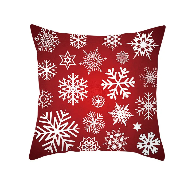 Christmas Pillow Case Christmas Santa Claus Elk Pillow Case Cover Merry Christmas Decorative Pillowcases Party Pillow Case