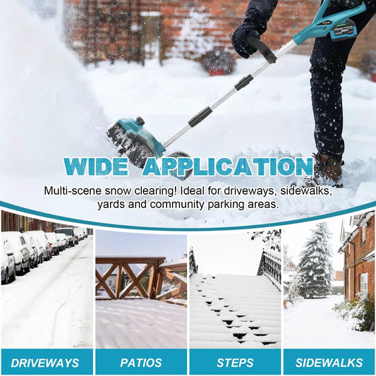 Gisam Schneepflug Bürstenloser - 3500 W, 32 Cm Breite, 18 Cm Tiefe by Golden Bridge Store