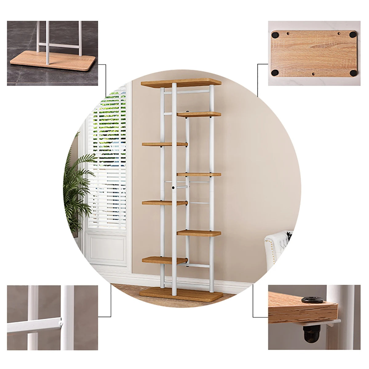 TWISTER.CK Pflanzenständer Metall Mehrstufig Eckdesign