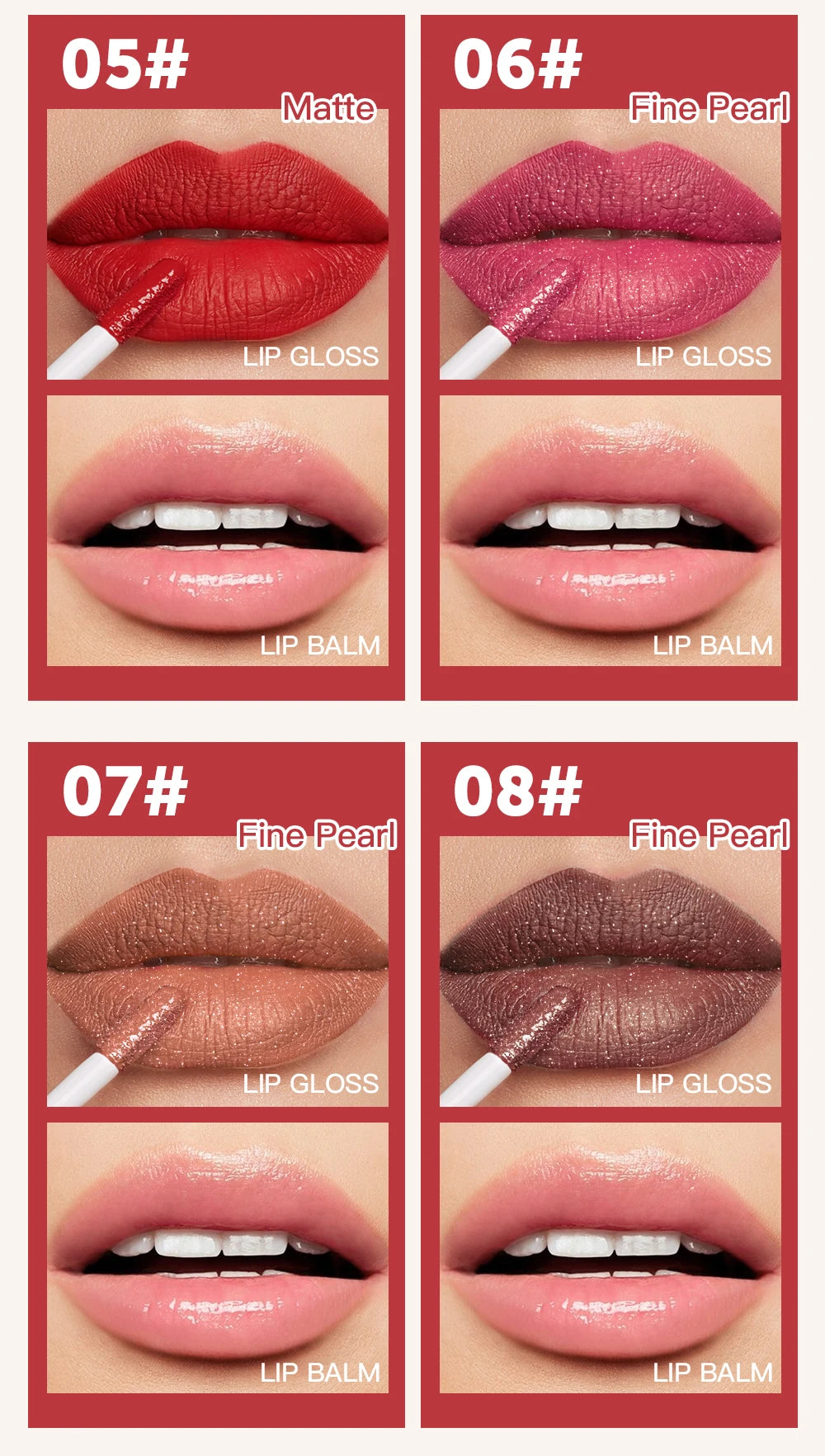 Double Head Matte Liquid Lipstick & Lip Plumper Oil Waterproof Long-Lasting Makeup Lip Balm Reduce Fine Lines Lipgloss Cosmetics