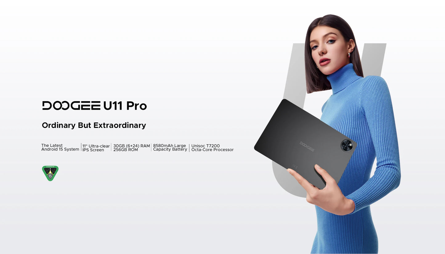 DOOGEE U11 Pro Android 15 - Speicher256GB Akku8580mAh Display11Zoll