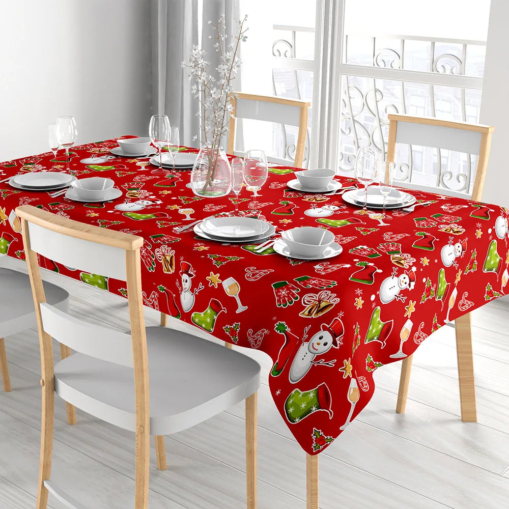 Choice Weihnachts-Tischdecke Santa Claus - Größe 140x180 cm, Polyester