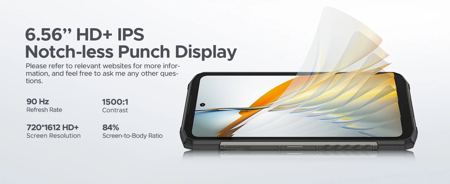 DOOGEE Fire 6 Wärmebildkamera - 10400 mAh Akku, 18 W, 6,56 Zoll