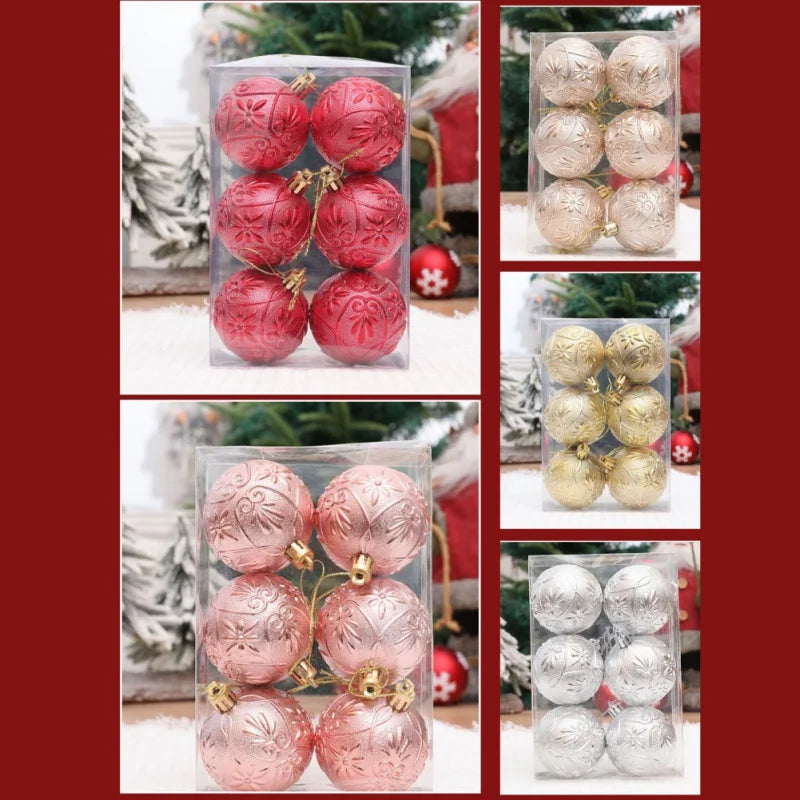 Choice Christbaumkugeln Bruchsicher - Kunststoff 6 Stück 4 cm