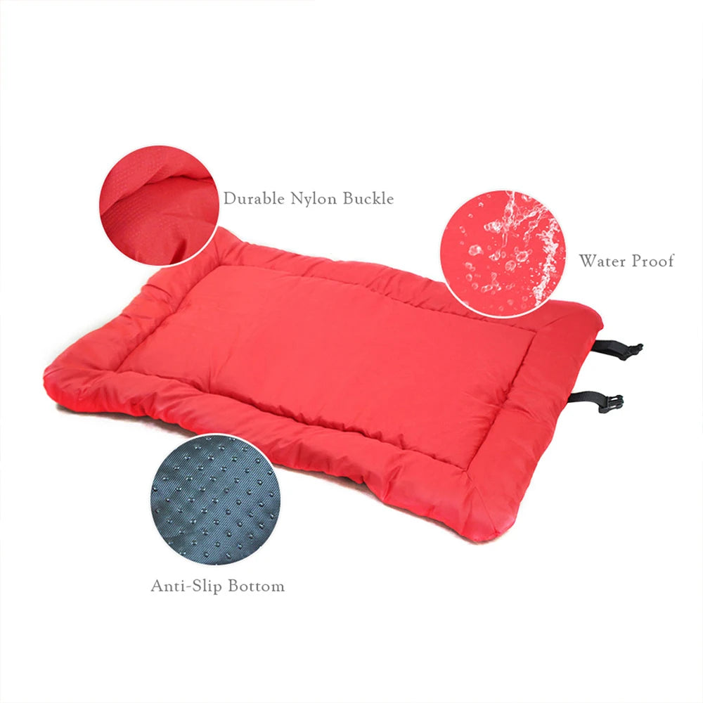 Hundebett 2025: PETRAVEL Outdoor Dog Bed Portable Camping Travel - Foldable Dog Mat Waterproof Non-Slip Machine Washable Pet Accessories Collection