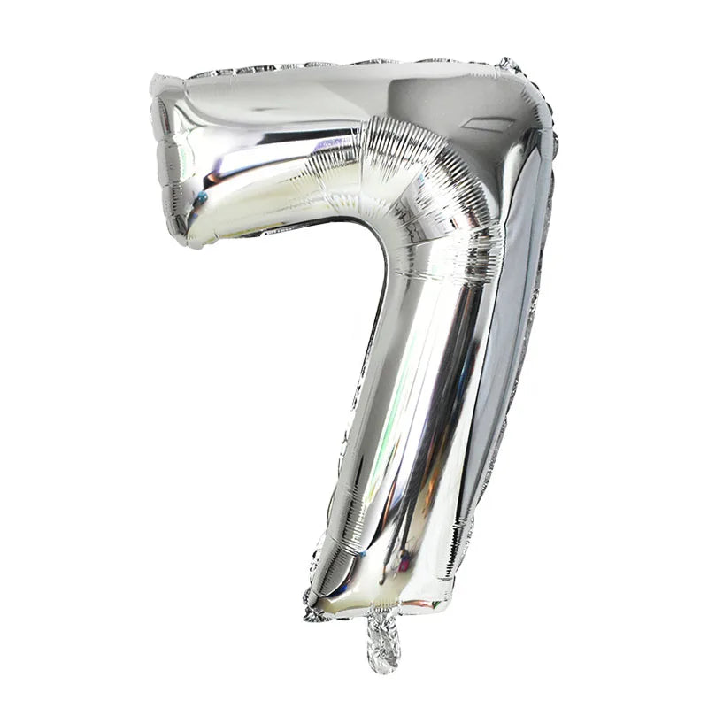 YONGSNOW 32Zoll Zahlenballon - Aluminiumfolie Rosegold