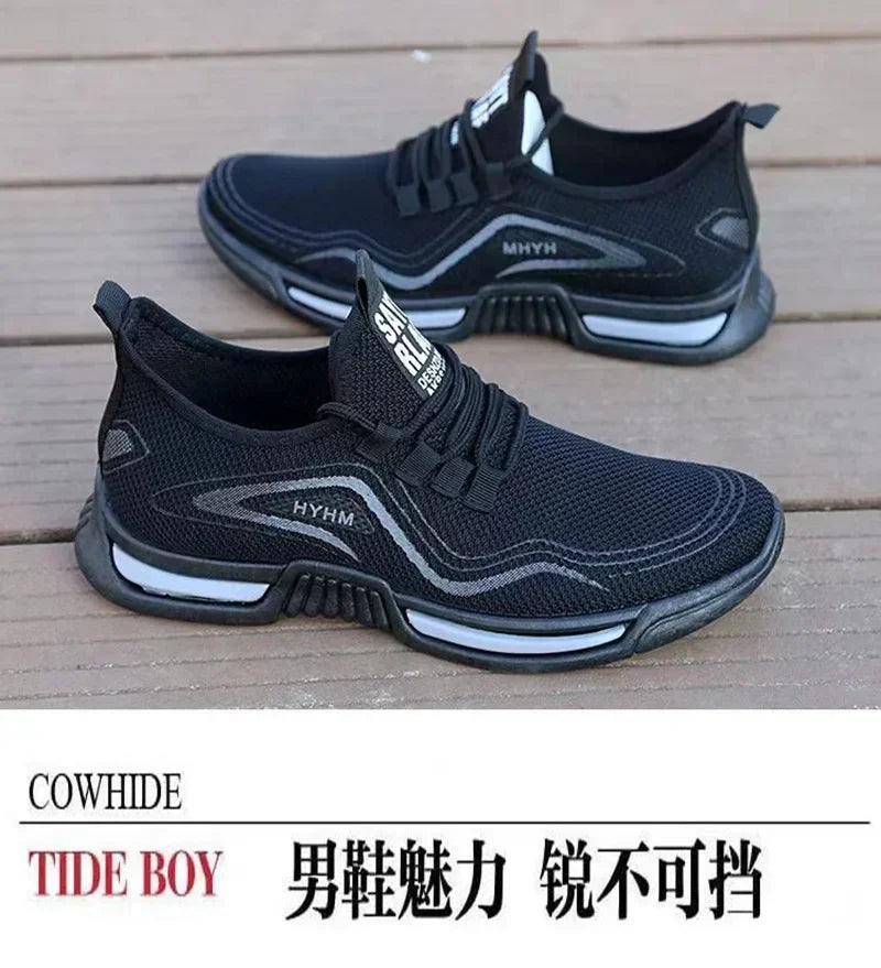 Herren-Slip-On-Sneaker 2025: Rollstep Männer Schuhe Slip on Mode Sneaker Männlich Sport Laufen Schuhe Atmungsaktiv Gym Training Walking Tennis Schuhe Non Slip Workout Flats Kollektion