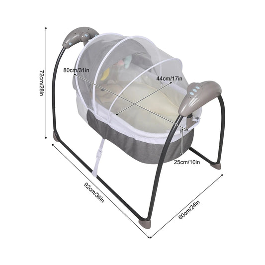Tragbares Babybett Mit Moskitonetz Und Fernbedienung