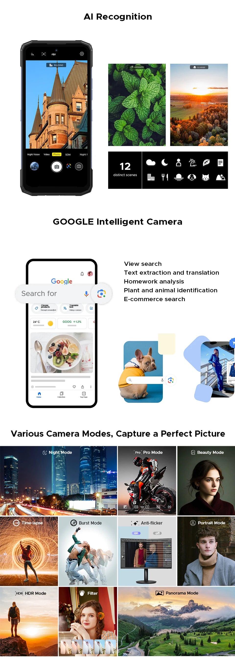 DOOGEE Blade20 Robustes Gemini AI Smartphone - 10300mAh 6,6 Zoll 18W