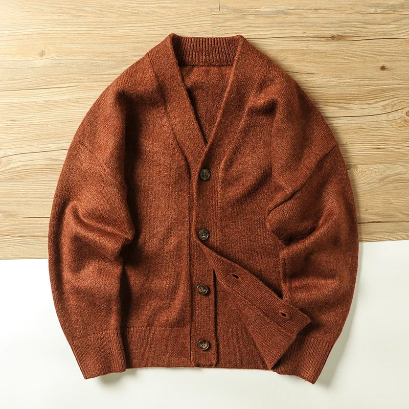 American Vintage Herren Cardigan Warm - Stark, M/L, V-Auss.