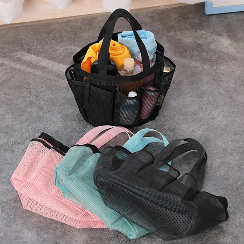 Strand-Tasche 2025: Large Mesh Beach Tote Bag Vacation Beach Toy Bag Swimming Bag Packable for Beach Pool Trip & Vacation Collection