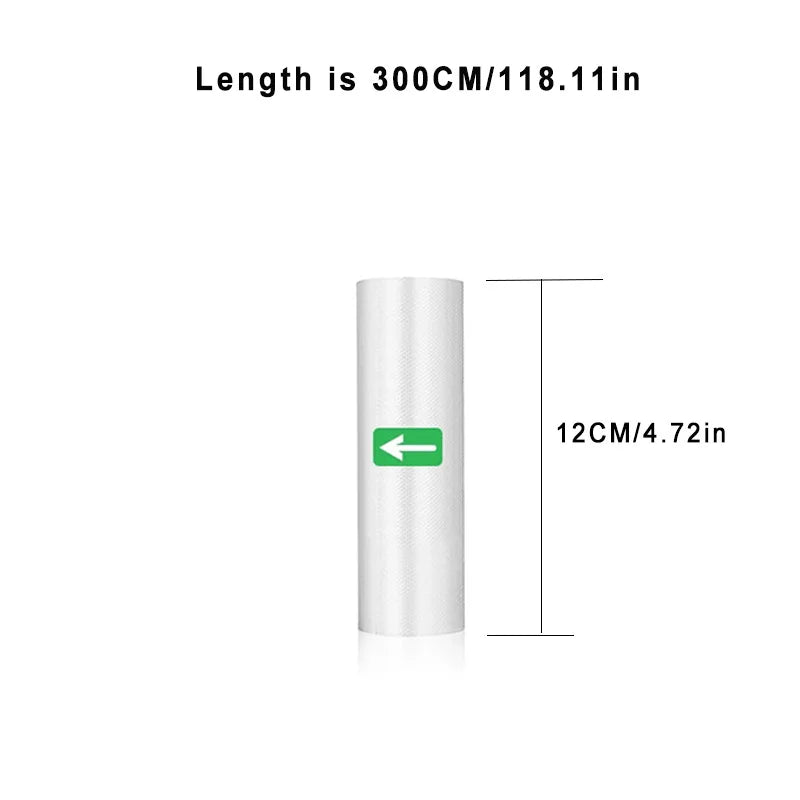 Chcyus Vakuumrolle Lebensm. - 300cm Rolle Elektrisch 28cm