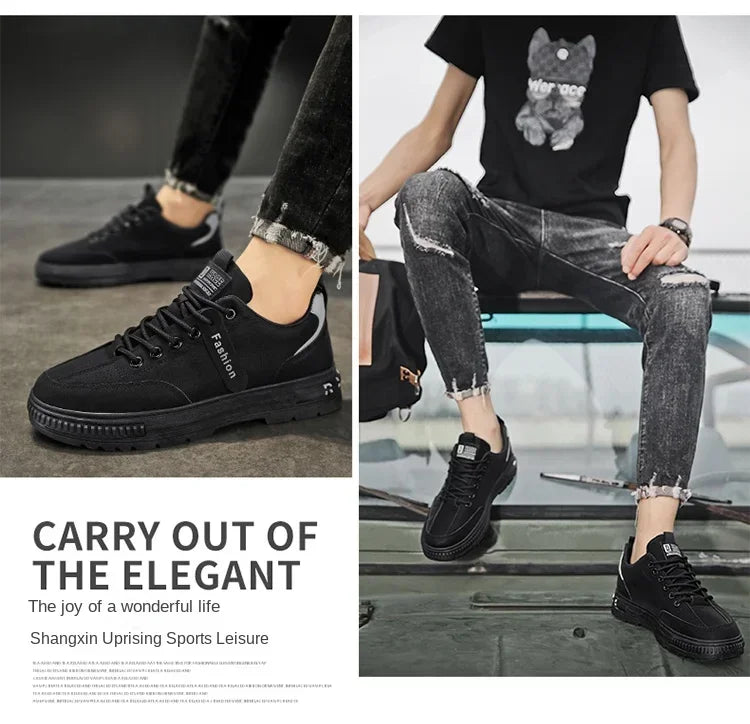 Wear resistant New BreathableWork Safety Shoes Trendy Versatile Comfortable Eva Insoles Rubber Upper shoes for men  sneakers men
