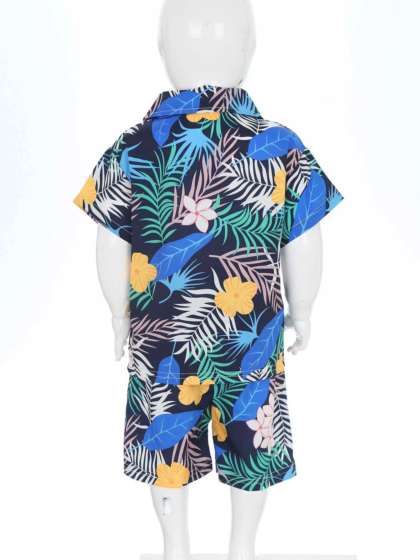 Jungen-Sommer-Set 2025: Hawaii-Hemd & Shorts - Premium Vacation Collection